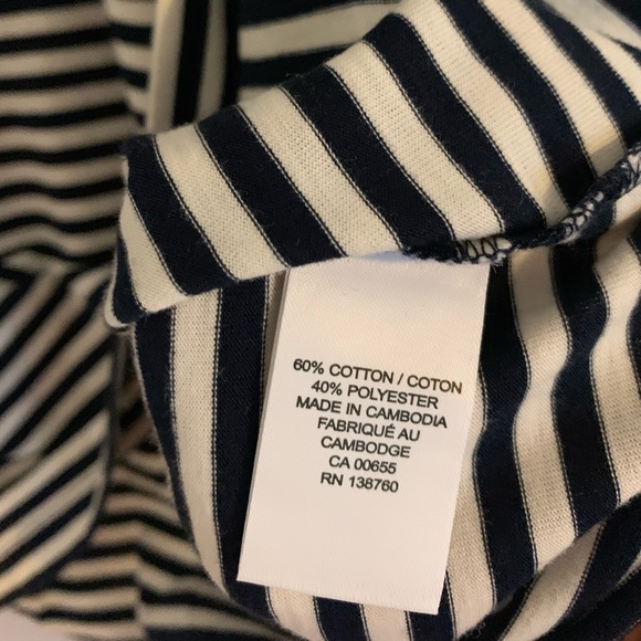 Dark Navy striped pocket t shirt - RW&Co - Medium - Picture 6 of 6